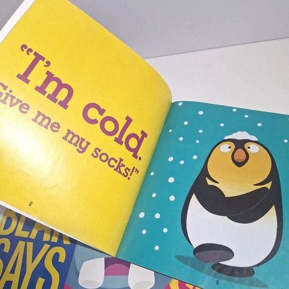 Hello Genius Mouse Penguin Bear Hippo Says Sorry Please Thank You Manners 4 Lot - Picture 4 of 5